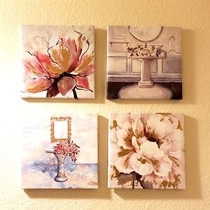 New Bathroom or showroom wall art. Price is for all 4